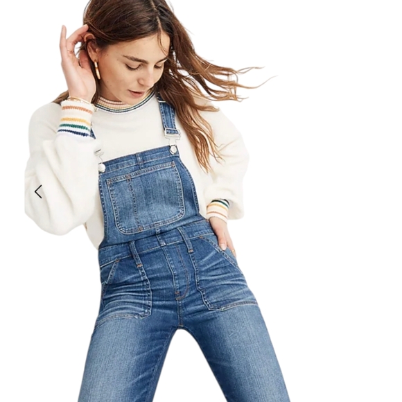 Madewell Skinny Overalls in Jansing Wash Small - Picture 2 of 7